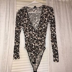 Cheetah Print Body Suit